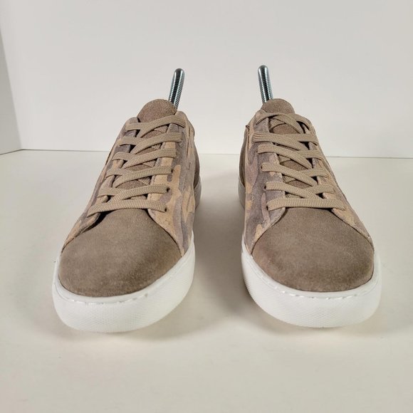 Kenneth Cole Taupe Camo Kam EO Suede Sneakers Women Size 7.5 NWOT - Picture 5 of 11